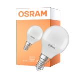 Osram Classic LED E14 Ball Frosted 3.3W 250lm - 827 Extra Warm White | Replaces 25W
