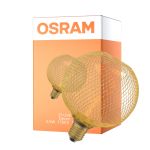 Osram Decor Spiral E27 Globe Filament Gold 3.5W 170lm - 818 Extra Warm White | Dimmable - Replaces 15W