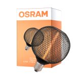 Osram Decor Straw E27 Tubular Filament Clear 3.5W 110lm - 818 Extra Warm White | Dimmable - Replaces 15W