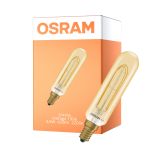Osram Vintage 1906 LED Special Shapes E14 Tubular Amber 4.8W 420lm - 822 Extra Warm White | Dimmable - Replaces 40W