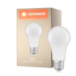 Ledvance Classic LED E27 Pear Frosted 14W 1521lm - 827 Extra Warm White | Dimmable - Replaces 100W