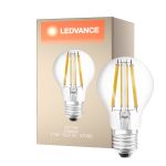 Ledvance Classic LED E27 Pear Filament Clear 11W 1521lm - 827 Extra Warm White | Dimmable - Replaces 100W