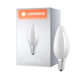 Ledvance Classic Superior LED Bulb E14 Candle Filament Frosted 4.2W 470lm - 927 Extra Warm White | Best Colour Rendering - Dimmable - Replaces 40W