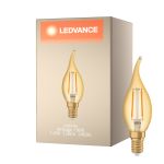 Ledvance Vintage 1906 LED E14 Candle Gold 1.5W 120lm - 824 Extra Warm White | Replaces 15W