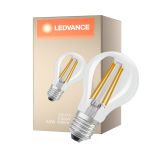 Ledvance Classic LED E27 Pear Filament Clear 3.8W 806lm - 827 Extra Warm White | Replaces 60W