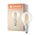 Ledvance Classic LED E14 Pear Filament Clear 3.4W 470lm - 827 Extra Warm White | Replaces 40W