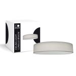 D'Lite Ceiling Light Lunelle 50cm Textile Grey | Suitable For 3x E27 