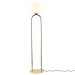 DFTP by Nordlux Shapes Floor Lamp Glass and Metal Brass | Suitable for E27