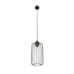 Emibig Pendant Vander Steel Black | Suitable for 1x E27 - Max 15W