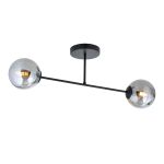 Emibig Ceiling Light Roma Steel Black | Suitable for 2x E14 - Max 10W