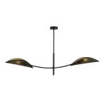 Emibig Ceiling Light Lotus Steel Black | Suitable for 2x E14 - Max 10W