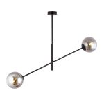 Emibig Pendant Linear Steel Black | Suitable for 2x E14 - Max 10W