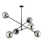 Emibig Pendant Linear Steel Black | Suitable for 6x E14 - Max 10W