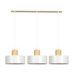 Emibig Pendant Torin Steel White | Suitable for 3x E27 - Max 15W