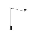 Emibig Pendant Traker Steel Black | Suitable for 1x GU10 - Max 10W