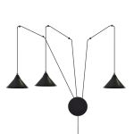 Emibig Pendant Abramo Steel Black | Suitable for 3x E27 - Max 15W