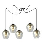 Emibig Pendant Level Steel Black | Suitable for 5x E27 - Max 15W