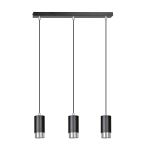 Emibig Pendant Fumiko Steel Black | Suitable for 3x GU10 - Max 10W