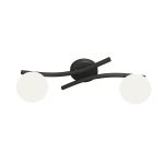 Emibig Ceiling Light Opus Steel Black | Suitable for 2x E14 - Max 10W