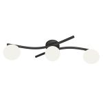 Emibig Ceiling Light Opus Steel Black | Suitable for 3x E14 - Max 10W