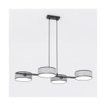 Emibig Pendant Drumz Steel Grey | Suitable for 4x E14 - Max 10W