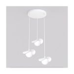 Emibig Pendant Ritual Steel White | Suitable for 3x G9 - Max 8W