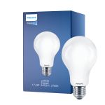Philips Classic LED Bulb E27 Pear Frosted 17.5W 2452lm - 827 Extra Warm White | Replaces 150W