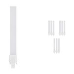 Multipack 10x Osram LED Dulux-S (EM Mains) 6W 700lm - 840 Cool White | 2-Pin - Replaces 11W