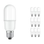 Multipack 10x Osram CLASSIC LED E27 Linear Frosted 9W 1050lm - 840 Cool White | Replaces 75W