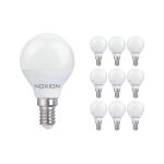 Multipack 10x Noxion Lucent Lustre LED E14 Ball Frosted 4.5W 470lm - 827 Extra Warm White | Replaces 40W