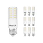 Multipack 10x Osram Special T Slim LED E27 Clear 7.3W 806lm - 827 Extra Warm White | Dimmable - Replaces 60W 