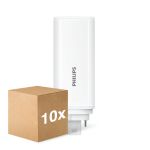 Multipack 10x Philips CorePro PL-T LED Bulb HF 9W - 830 Warm White | 4-Pin - Replaces 26W