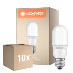 Multipack 10x Ledvance LED Classic Stick E27 Stick Frosted 9W 1050lm - 827 Extra Warm White | Replaces 75W