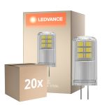 Multipack 20x Ledvance Performance LED Capsule Clear G4 2.2W 300lm - 827 Extra Warm White | Replaces 28W