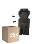 Multipack 25x Noxion GST - Compatible Connector - Male - 3 pole