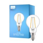 Philips Corepro LED Lustre E14 Ball Filament Clear 2W 250lm - 827 Extra Warm White | Replaces 25W