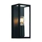 Eglo Wall Light Alamonte 2 Steel Black | IP44 - Suitable for 1x E27