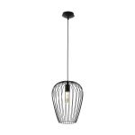 Eglo Pendant Newtown Steel Black | IP20 - Suitable for 1x E27 