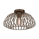 Eglo Ceiling Light Espinal Steel Bronze | IP20 - Suitable for 1x E27 