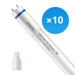 Multipack 10x Philips LED Tube T8 MASTER (EM/Mains) High Output 18.2W 2900lm - 830 Warm White | 150cm - Replaces 58W