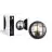 D'Lite Wall Light Ecco Black Round | IP54 - Suitable for 1x E27
