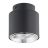 Emibig Ceiling Light Nano Steel Black | Suitable for 1x GU10 (AR111) - Max 12W