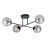 Emibig Ceiling Light Roma Steel Black | Suitable for 4x E14 - Max 10W