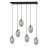 Emibig Pendant Astral Steel Black | Suitable for 6x E14 - Max 10W