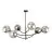 Emibig Ceiling Light Hunter Steel Black | Suitable for 6x E14 - Max 10W