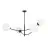 Emibig Ceiling Light Hunter Steel Black | Suitable for 4x E14 - Max 10W
