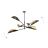 Emibig Ceiling Light Lotus Steel Black | Suitable for 6x E14 - Max 10W