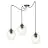 Emibig Pendant Level Steel Black | Suitable for 3x E27 - Max 15W