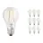 Multipack 10x Osram CLASSIC LED E27 Pear Filament Clear 4.2W 470lm - 927 Extra Warm White | Best Colour Rendering - Dimmable - Replaces 40W