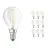 Multipack 10x Osram CLASSIC LED E14 Pear Filament Clear 2.5W 250lm - 827 Extra Warm White | Replaces 25W